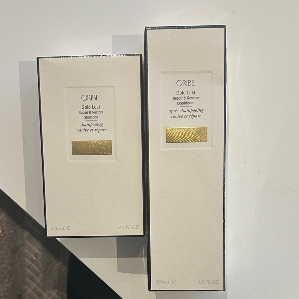 Oribe Gold Lust Hair care- shampoo/conditioner- sealed boxes!